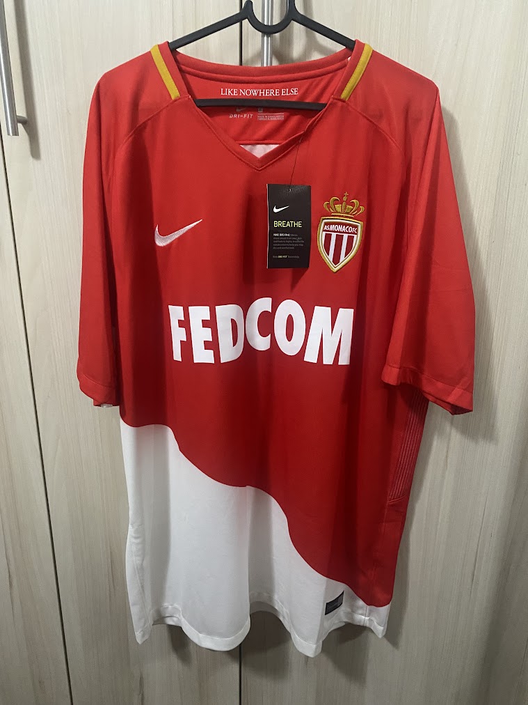 Camisa AS Monaco Home 2017 Nike - Nova com Etiqueta