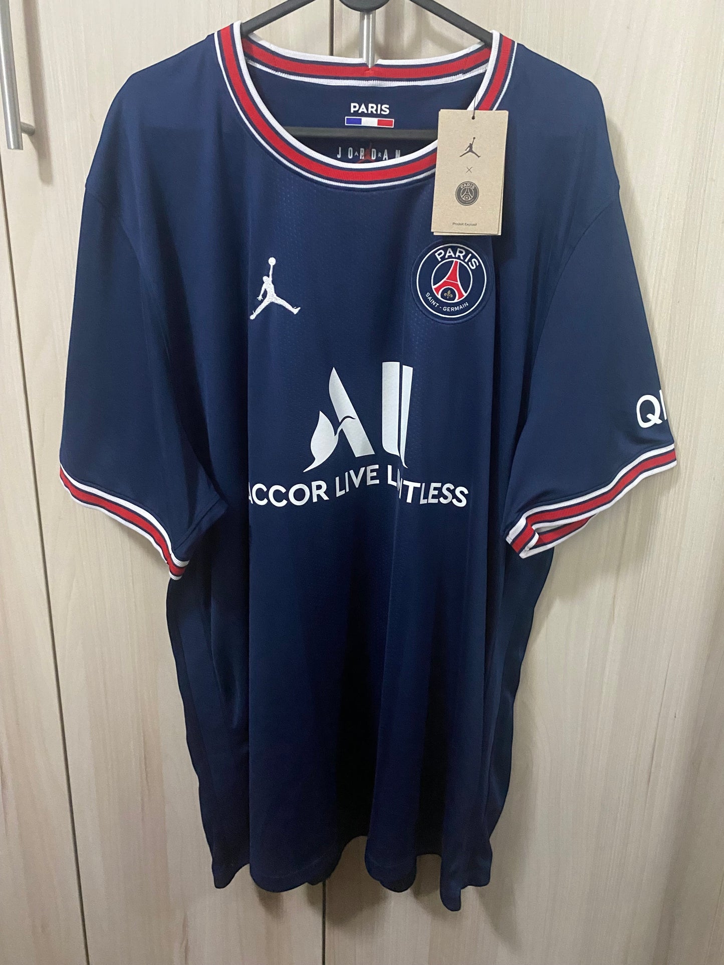 Camisa PSG Home 2021-2022 Messi #30 Jordan - Nova com Etiqueta