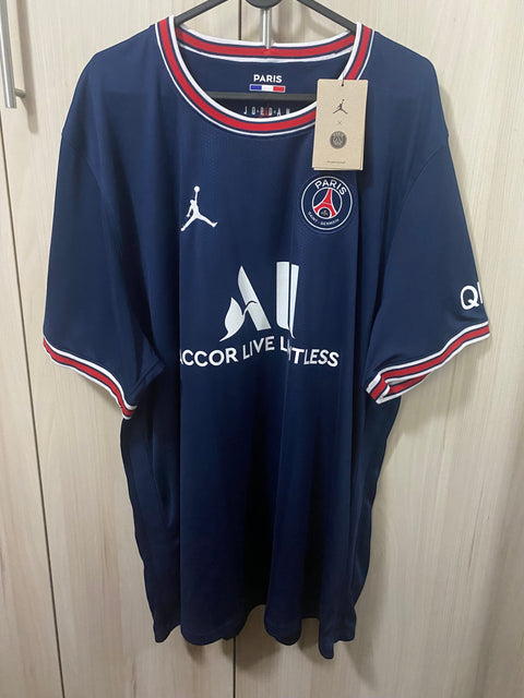 Camisa PSG Home 2021-2022 Messi #30 Jordan - Nova com Etiqueta