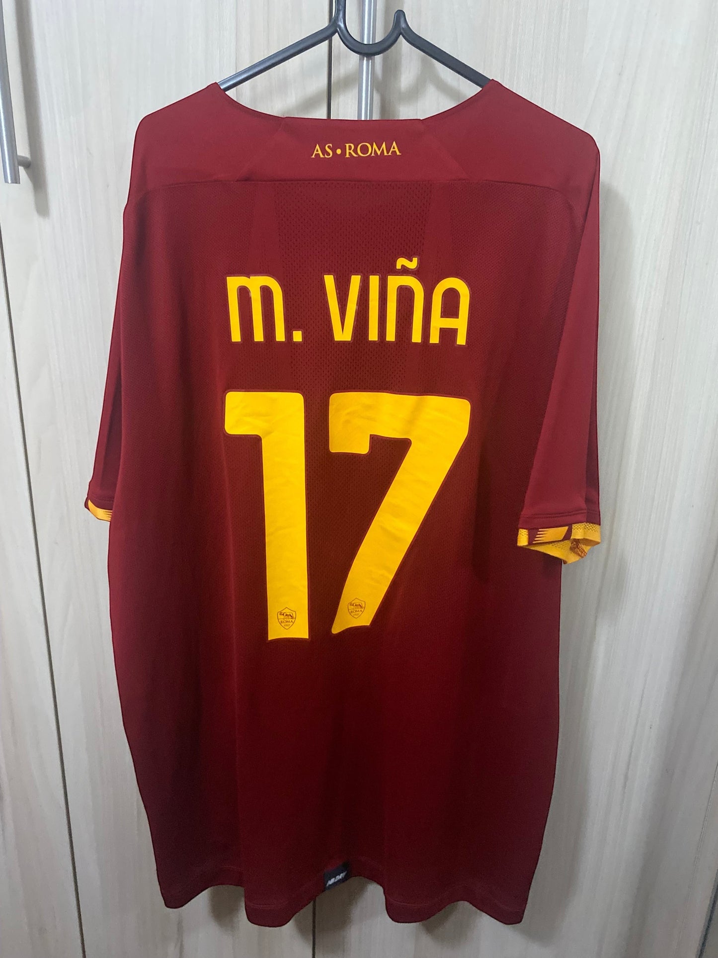 Camisa Roma Home 2021 M. Viña #17 New Balance