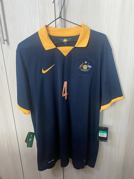 Camisa Austrália Away 2014 Cahill 4 - Nike - Com Pequeno Defeito