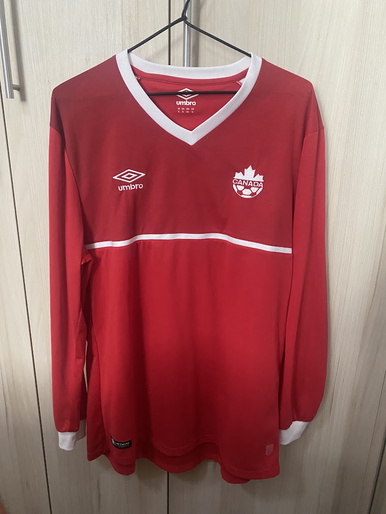 Camisa Canadá Home 2015 - Manga Longa - Umbro