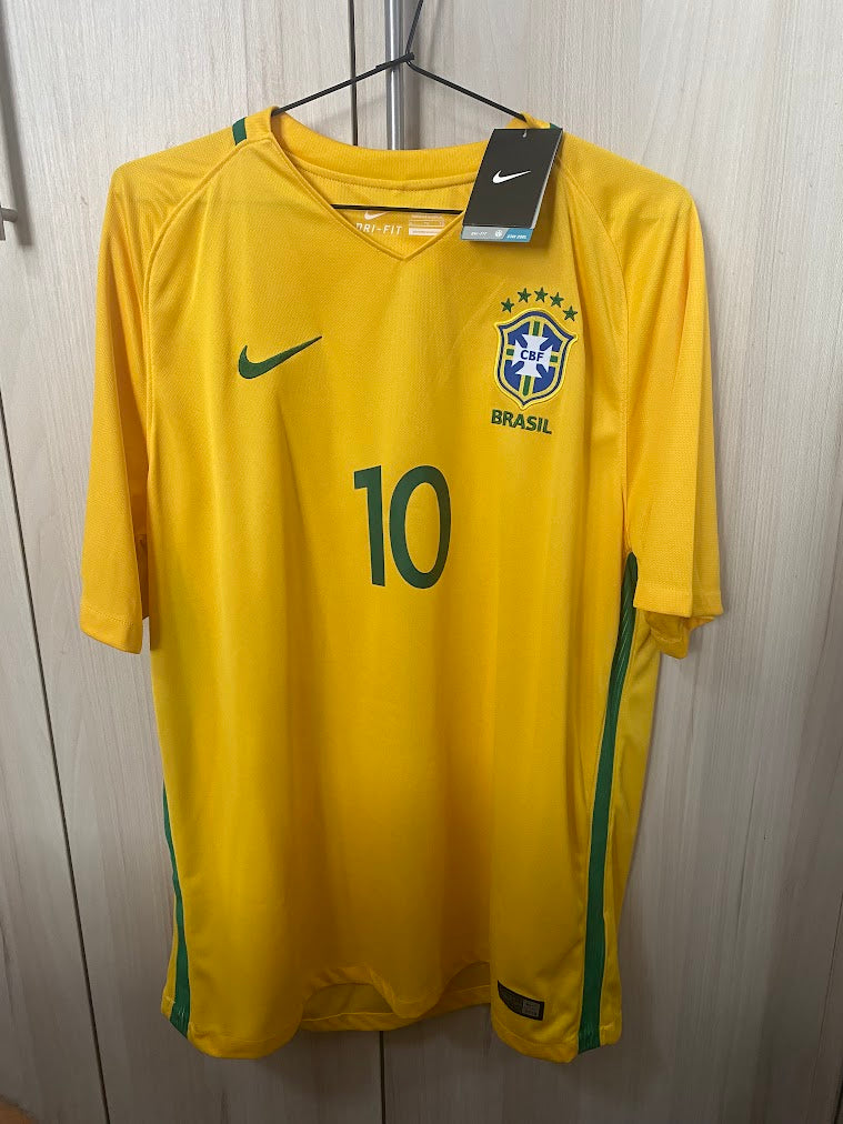 Camisa Brasil Home 2016 Neymar Jr 10 - Nike - Ouro Olímpico Rio 2016