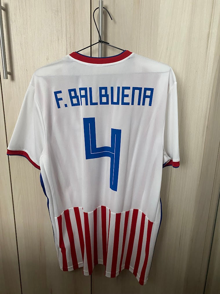 Camisa Paraguai Home 2017 adidas – #4 F. Balbuena – Com Etiqueta – Tamanho GG