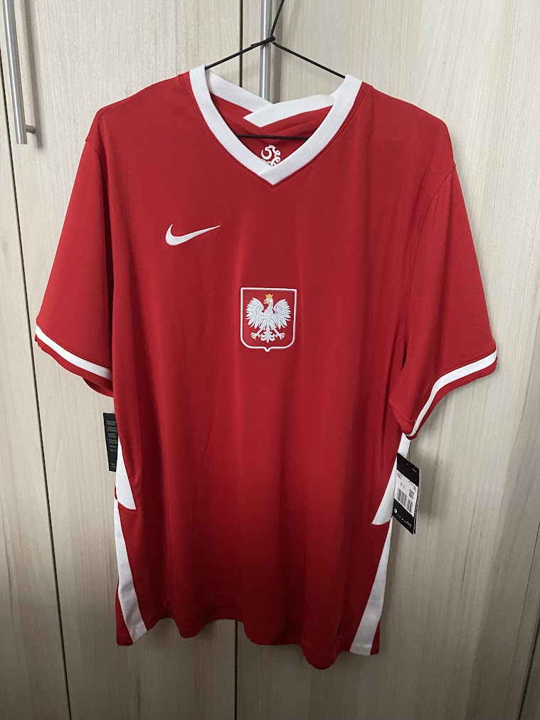 Camisa Polônia Away 2020/21 Nike – Eurocopa – Nova com Etiqueta – Tamanho 2GG