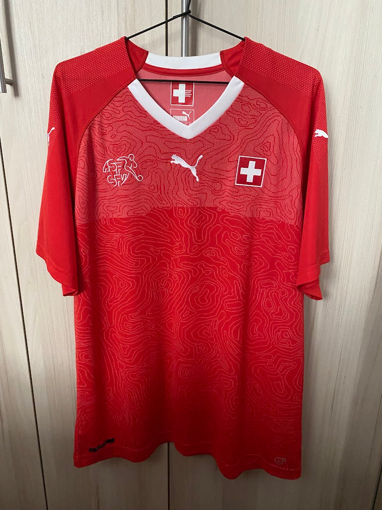 Camisa Suíça Home 2018 Puma – Copa do Mundo – Tamanho 2GG
