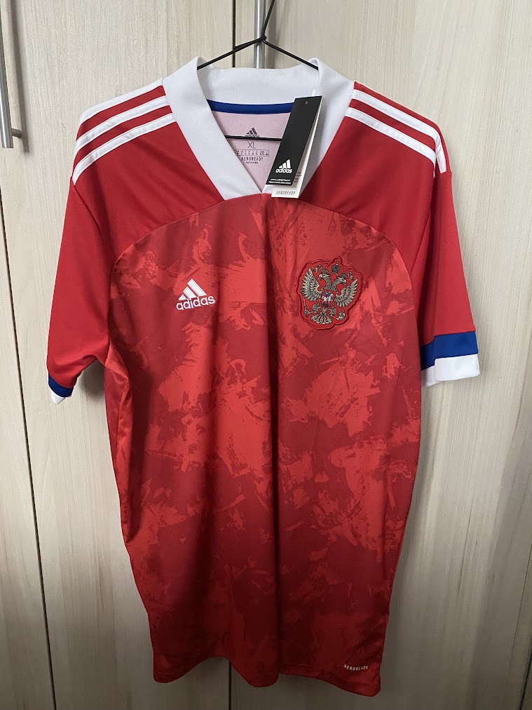 Camisa Rússia Home 2020 adidas – Eurocopa – Nova com Etiqueta – Tamanho GG