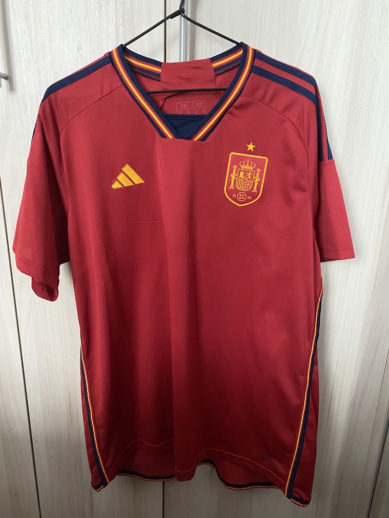 Camisa Espanha Home 2022 adidas – Copa do Mundo – Tamanho 2GG