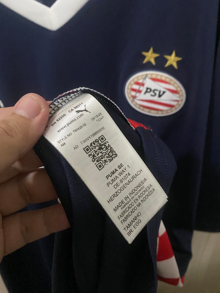 Camisa PSV Eindhoven Away 2025/26 Puma – Holanda