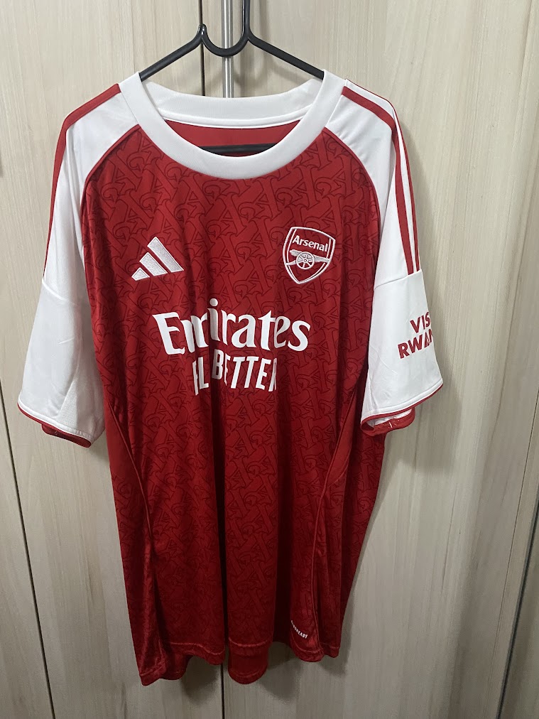 Camisa Arsenal Home 2025/26 Adidas – Inglaterra