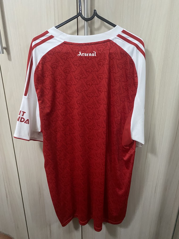 Camisa Arsenal Home 2025/26 Adidas – Inglaterra