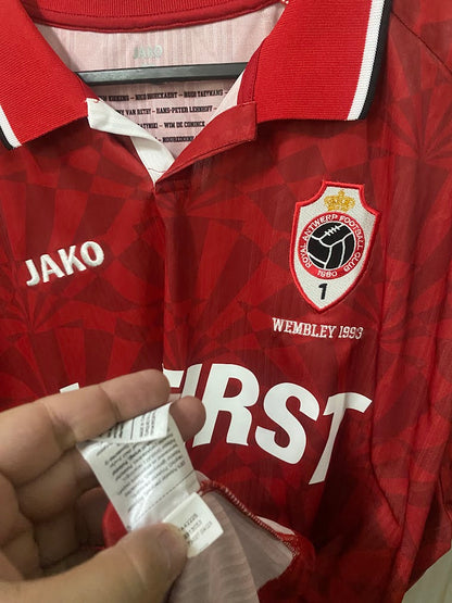 Camisa Royal Antwerp Home 2023/24 Jako Wembley 1993 – Bélgica