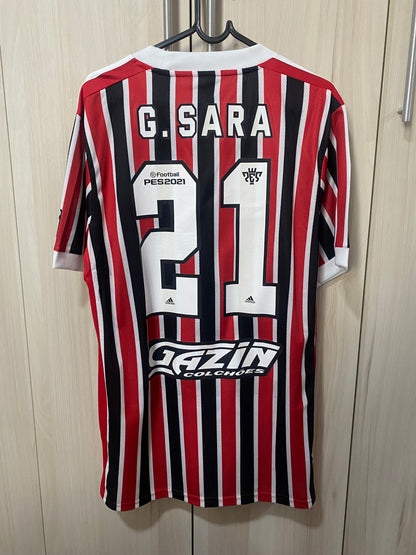 São Paulo Away 2020 G. Sara (camisa de jogo BR 21) 53x73
