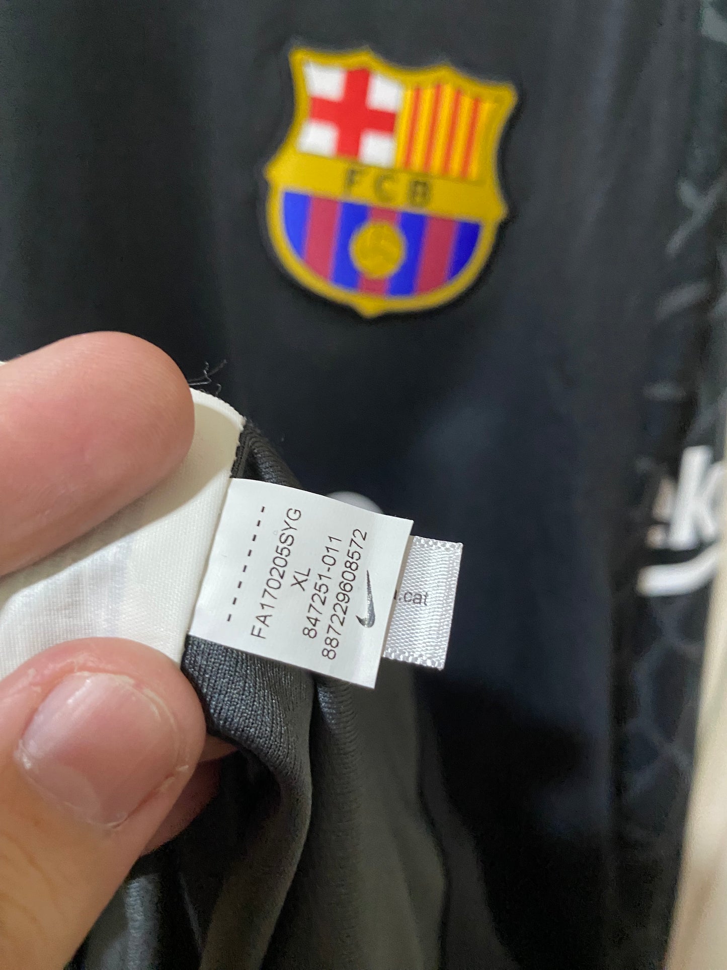 Nike FC Barcelona 2017-18 Goalkeeper GK Jersey