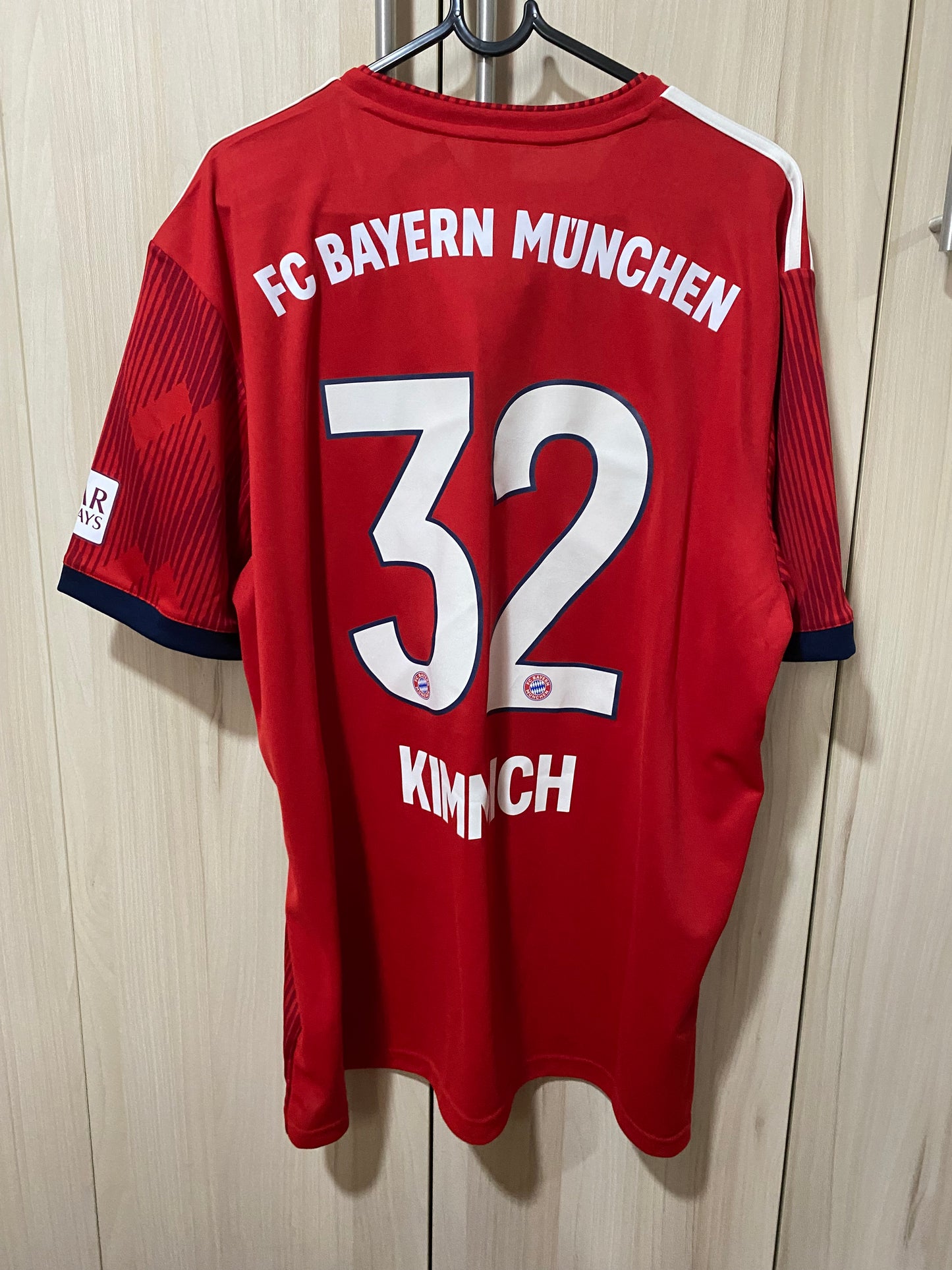 Bayern Munich Home Shirt 2018/2019 – Customised with Kimmich