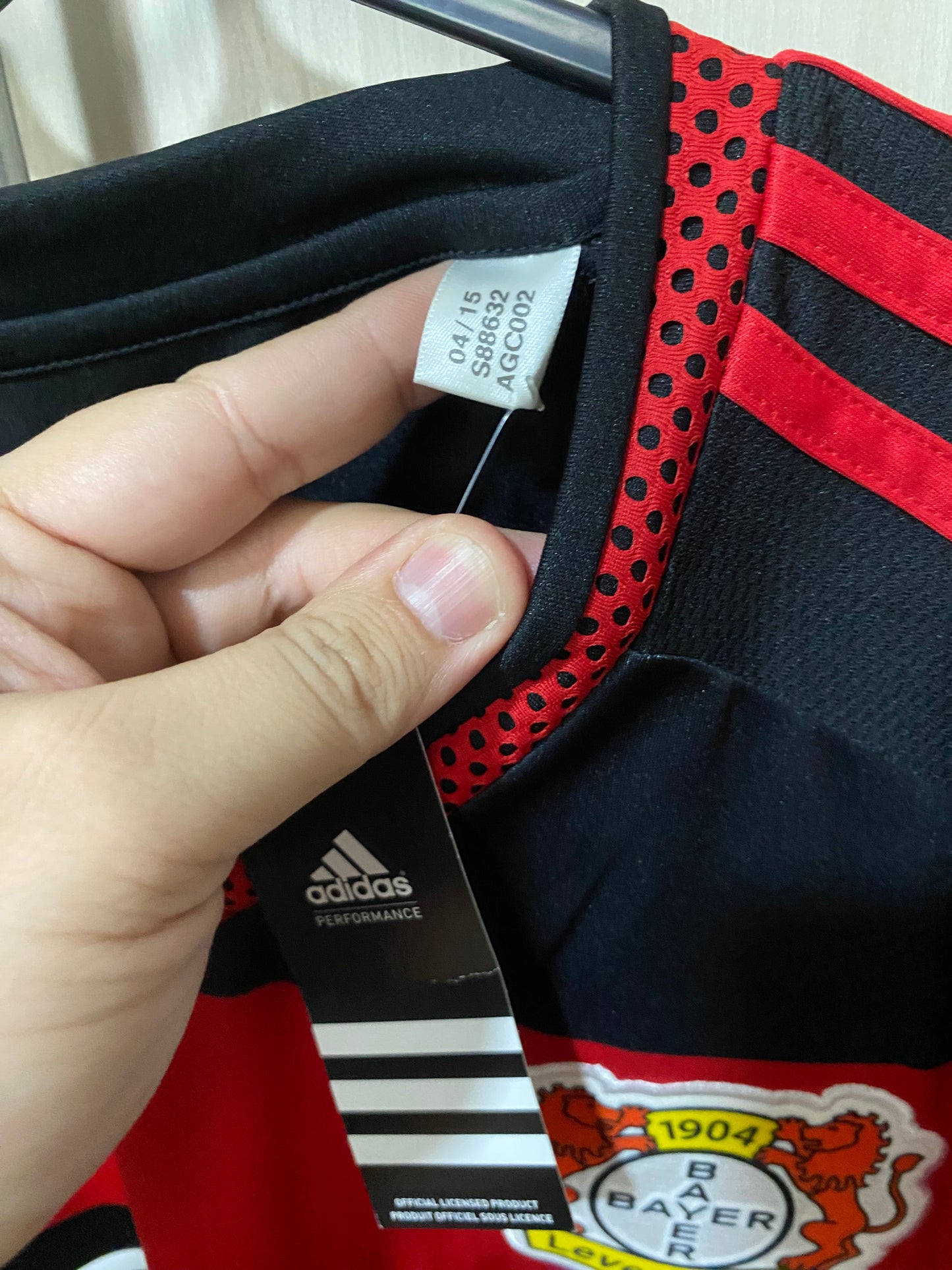 Camisa Bayer Leverkusen Home 2015/2016 – Nova com Etiqueta
