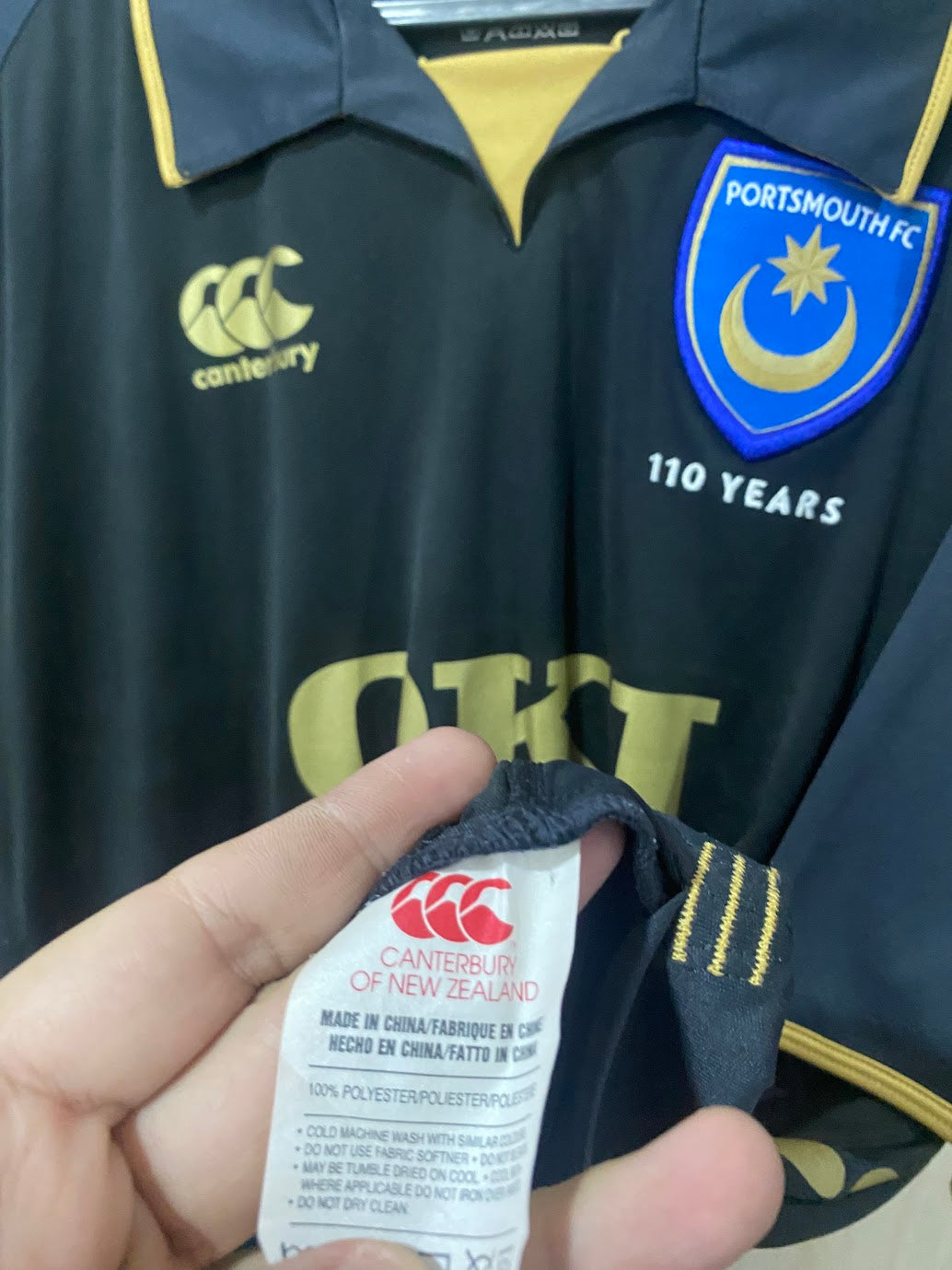 Portsmouth Away Shirt 110 Years - Size L (55x75 cm)