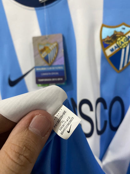 Málaga Home Shirt 2013-2014 (Size XL - 60x78 cm)