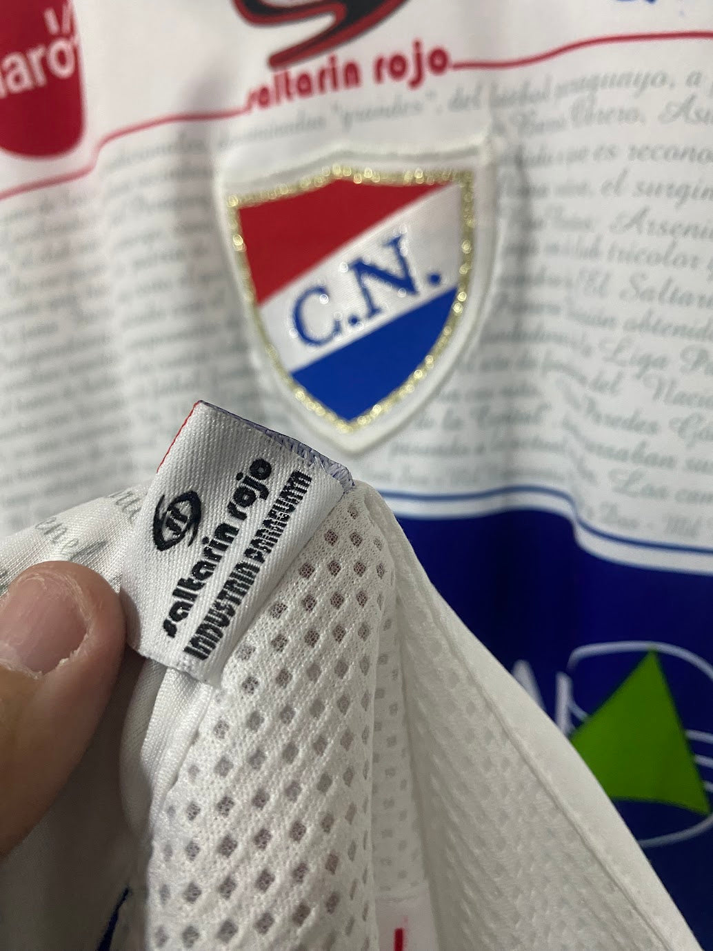 Paraguay National Shirt Home 2014 (Size XL - 59x76 cm)