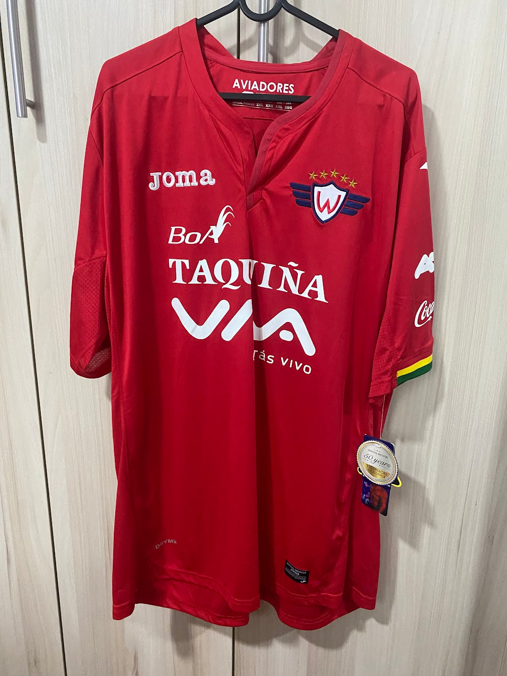 Jorge Wilstermann Home Shirt 2018 (Size XL - 58x79 cm)