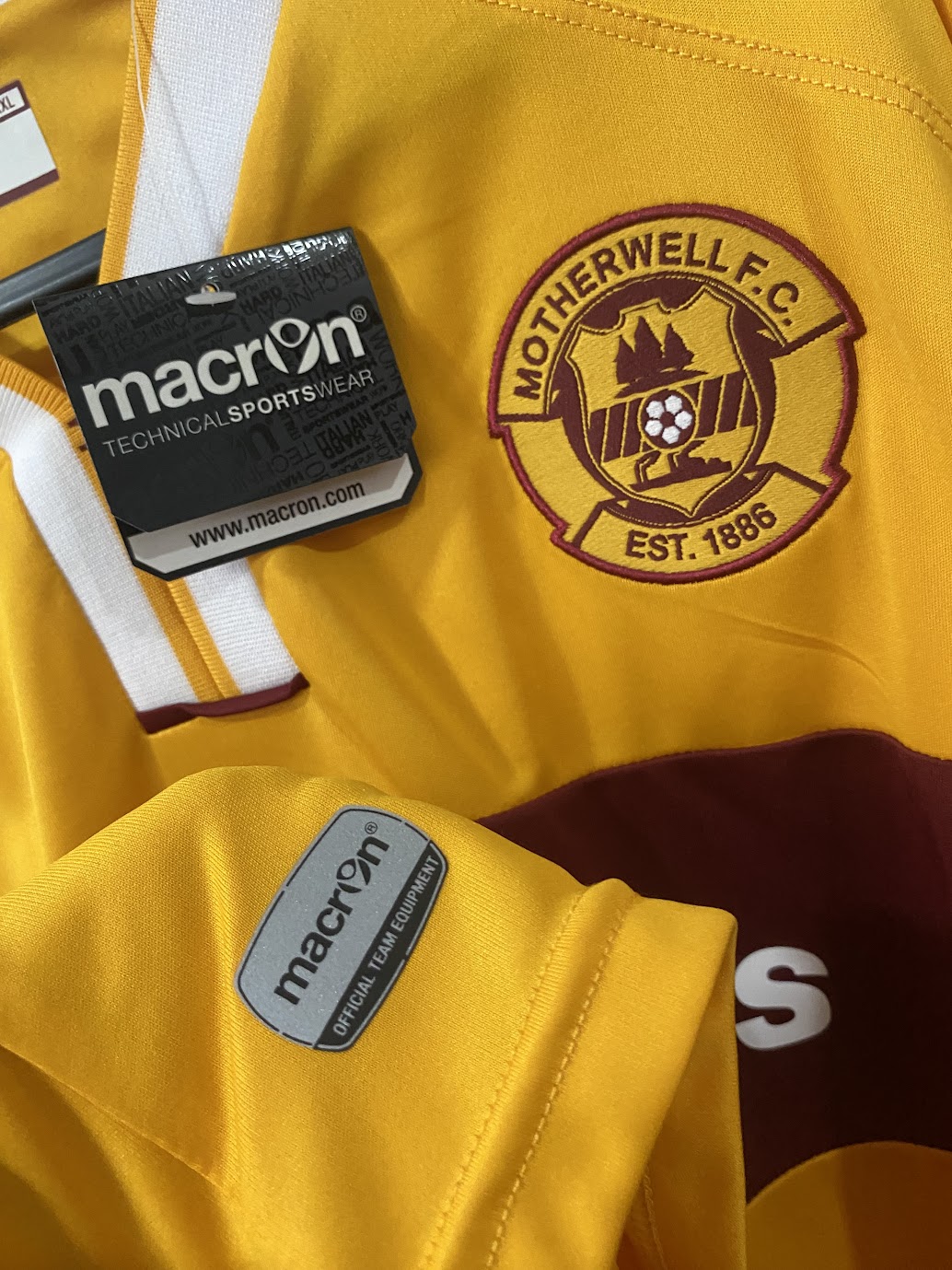 Motherwell Home Shirt 2014 (Size XXL - 59x78 cm)