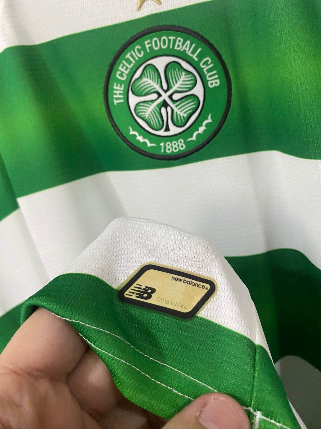 Celtic Home Shirt 2015 (Size XL - 58x78 cm) - Customised with Dembele