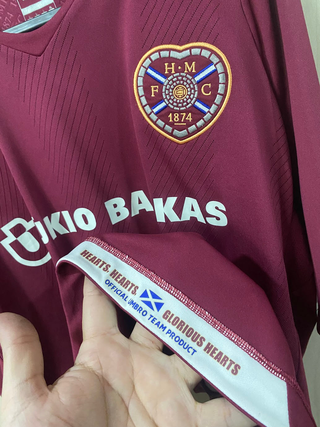 Hearts Home Shirt 2008 (Size XL - 58x78 cm)