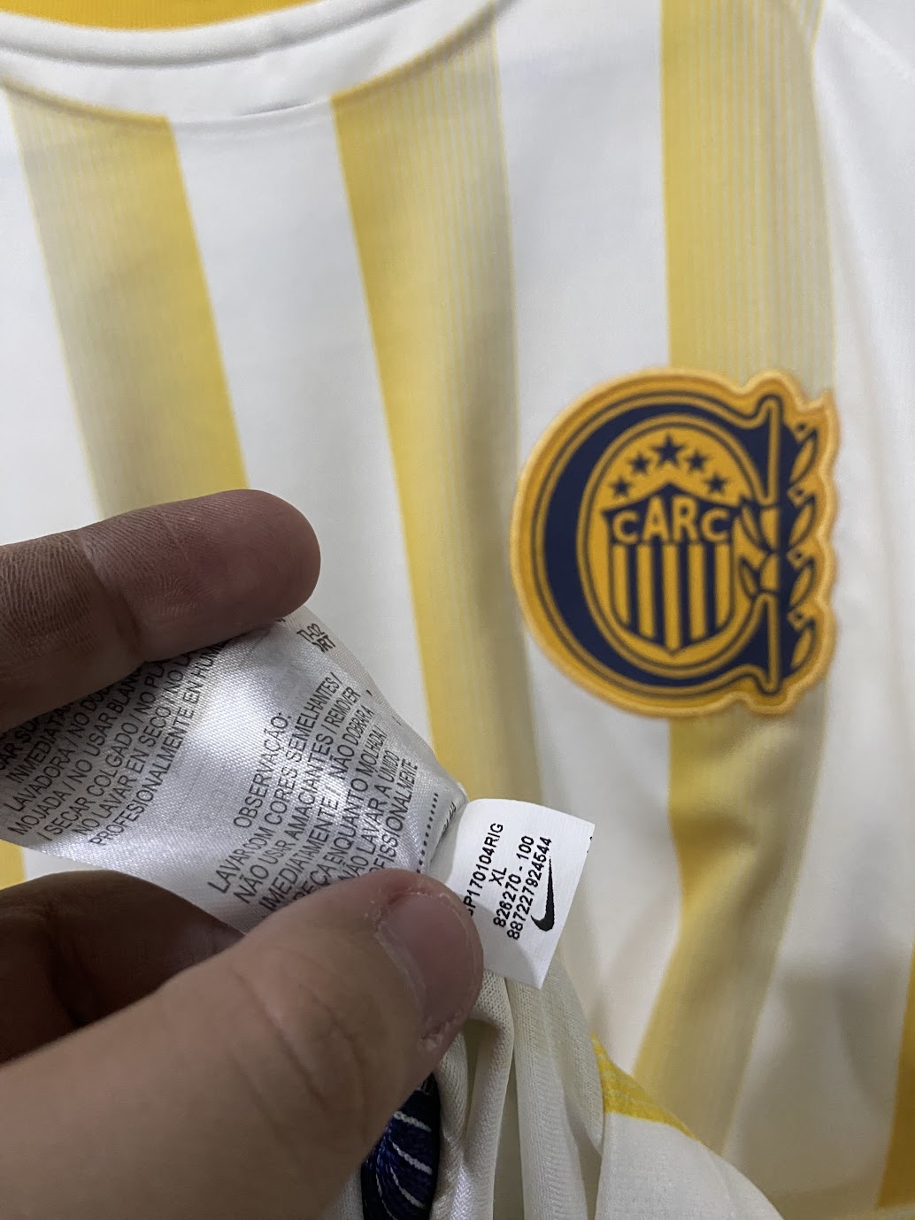 Rosario Central 2015 Shirt (Size XL - 58x78 cm)