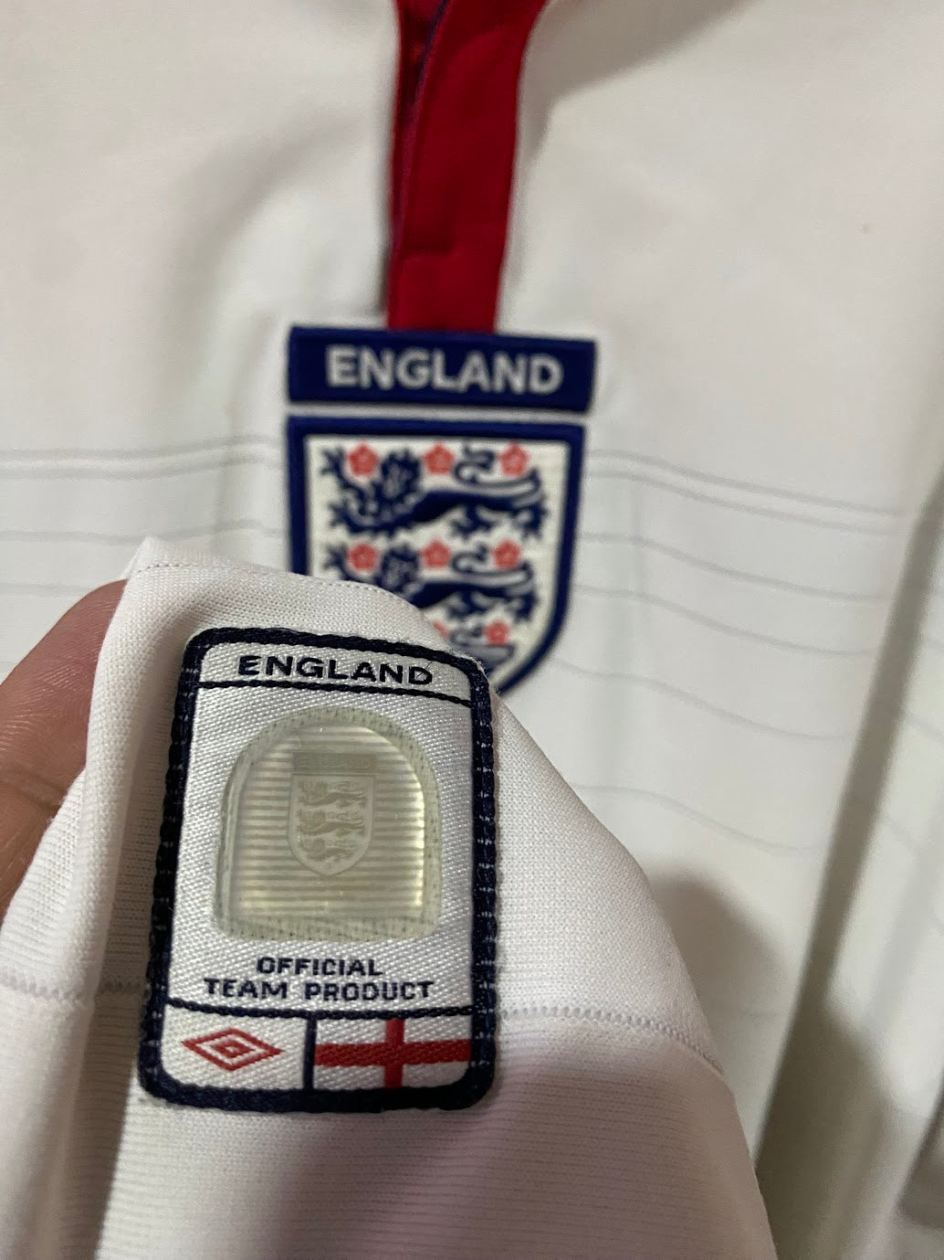 England 2004 Double Sided Shirt - Size XL (58x78 cm)