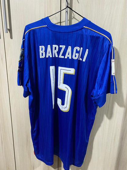 Italy Home Shirt 2016 - Customized Barzagli - Size XXL (61x78 cm)