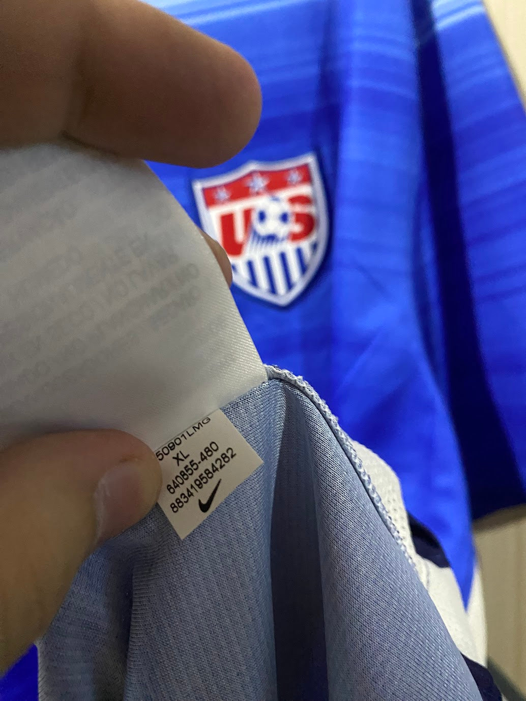 Camisa EUA Away 2016 - Tamanho XL (59x78 cm