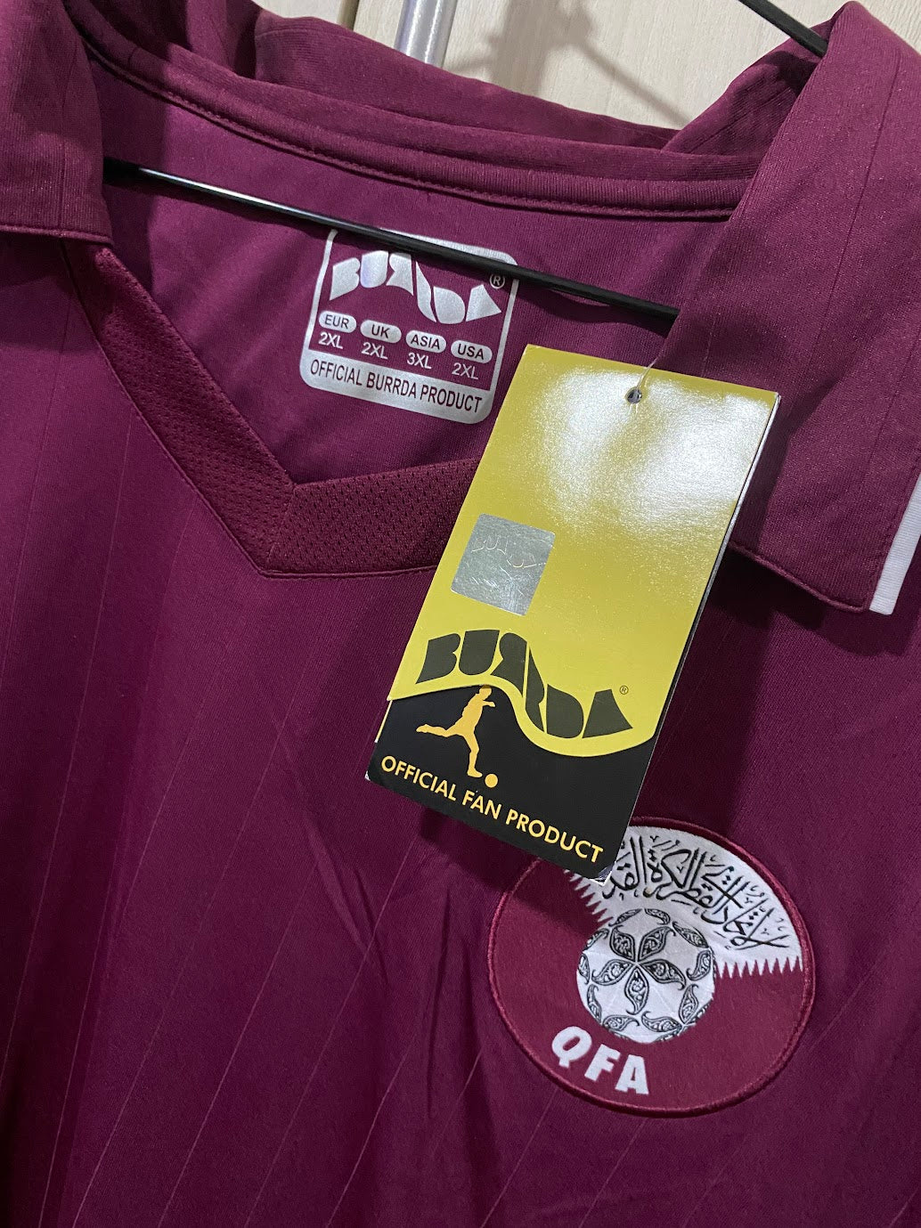Camisa Qatar Home 2009 - Tamanho XXL (61x77 cm)