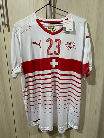 Switzerland Away Shirt 2016 - Custom Shaqiri - Size XL (58x78 cm)