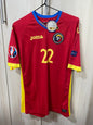 Romania Away Shirt 2016 - Custom Săpunaru - Size XL (54x76 cm)