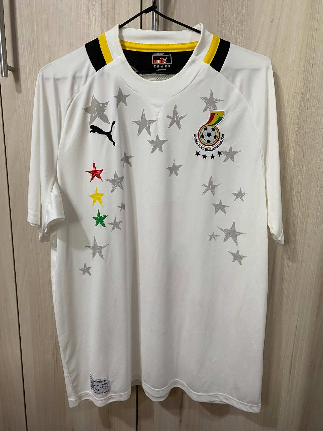 Ghana Home Shirt 2012 - Size XL (58x78 cm)