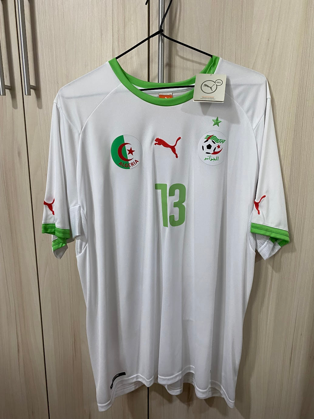 Algeria Home Shirt 2014 - Size XL (57x77 cm)