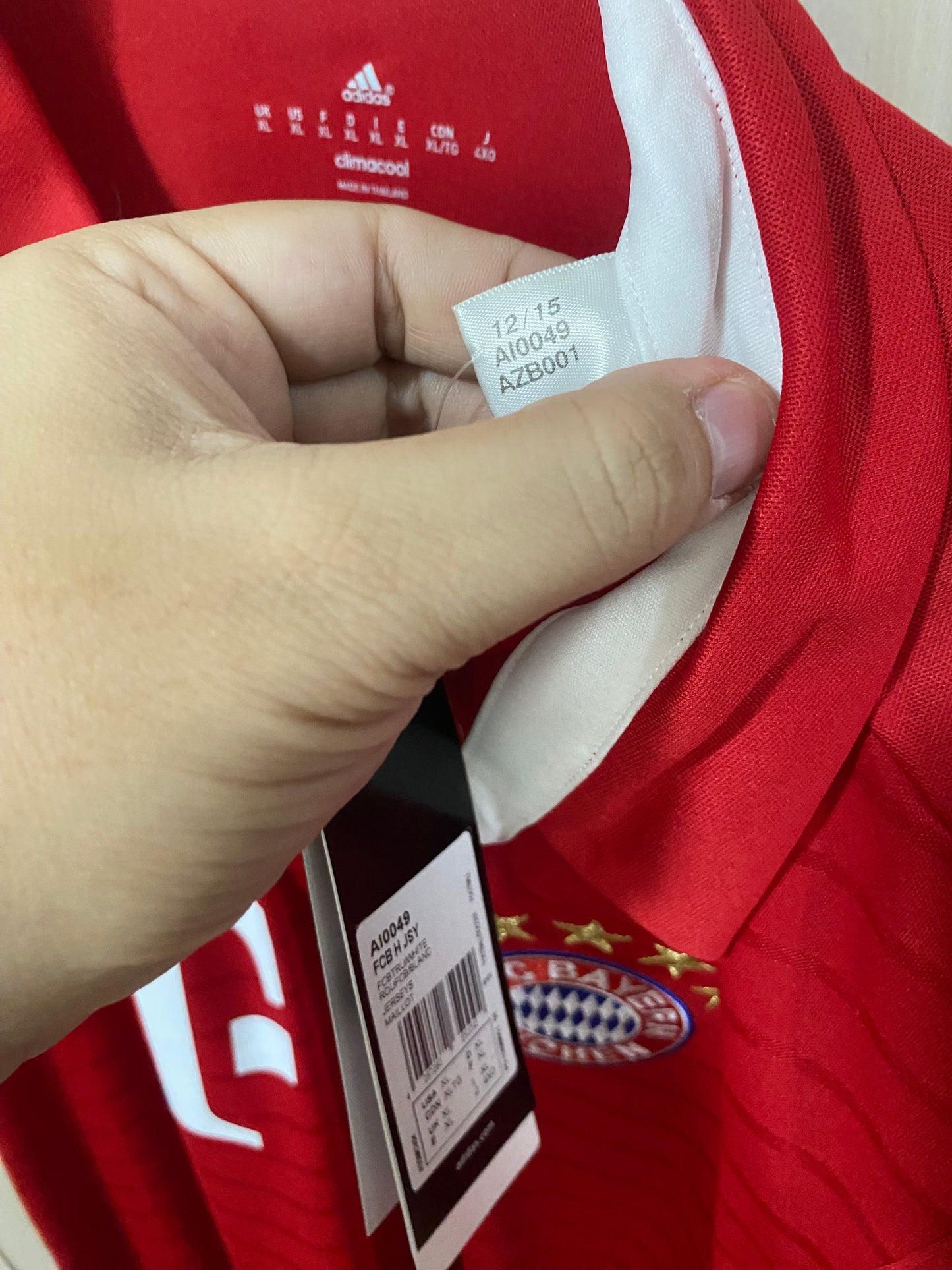 BAYERN MUNIQUE HOME 2015