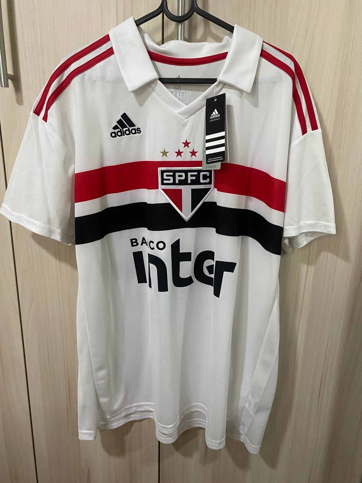 Camisa Oficial São Paulo FC 2018 – Home – Adidas
