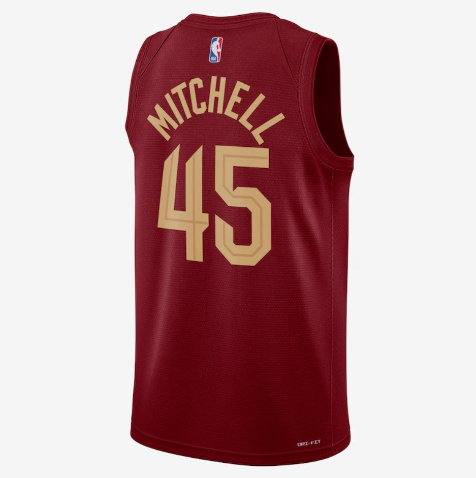 Especial NBA - Camisa Cleveland Cavaliers - Nike Icon Edition - Donovan Mitchell - Estoque Raro!