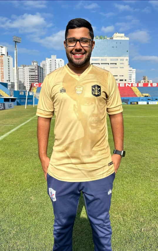 Espetacular Camisa Marcílio Dias – Edição Especial Manto Rubro-Anil - de Coleção!