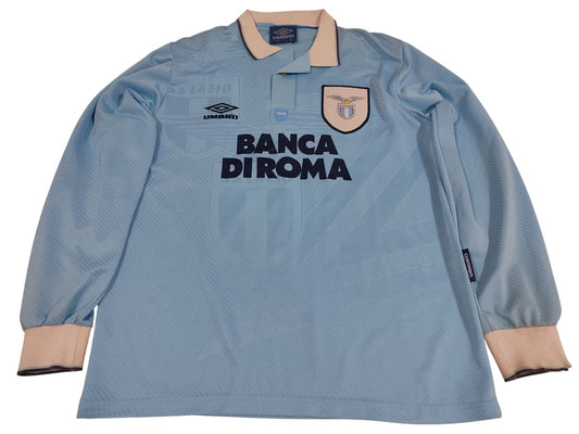 Raridade Espetacular Camisa Lazio 1993/1995 – Calcio Anos 90! - Mangas Longas - de Coleção!