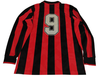 Raridade Espetacular Camisa Milan 1993/1994 – Van Basten - Mangas Longas - de Coleção!