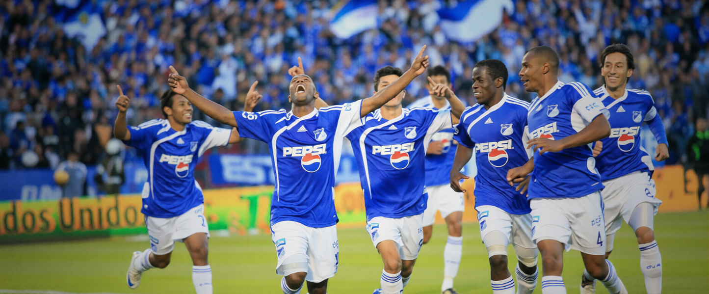 Linda Camisa - Millonarios - Colômbia - Gerardo Bedoya - Coleção!
