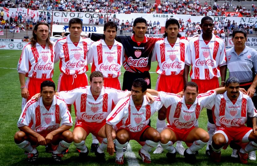 Camisa Histórica do Necaxa - México - 1999/2000 - Usada Em Jogo!
