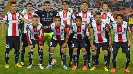 Rara e Histórica Camisa do Palestino - Chile - Mapa Palestina - 2013/2014 - de Coleção!