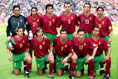 Espetacular e Rara Camisa de Portugal - Euro 2000 - Paulo Bento