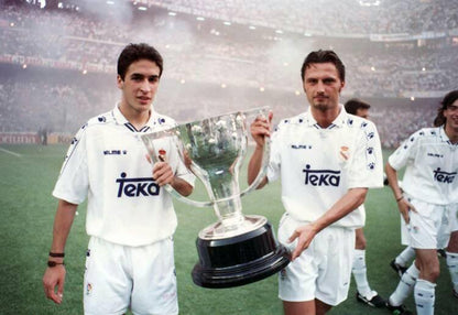 Espetacular Camisa do Real Madrid - 1994/1996 Mangas Longas - de Jogo! - de Coleção!