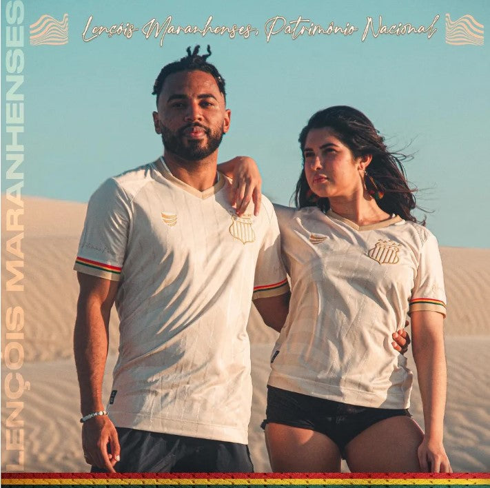 Espetacular Camisa Sampaio Corrêa - Edição Especial Lençóis Maranhenses Patrimônio Nacional - de Coleção!