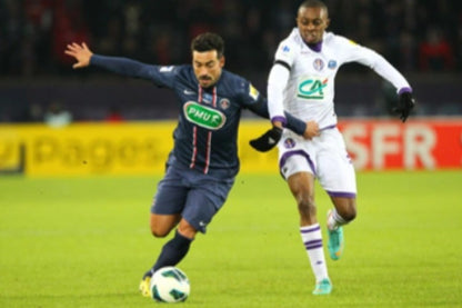 Rara Camisa do Toulouse - França - Mangas Longas - Usada Em Jogo - Sissoko