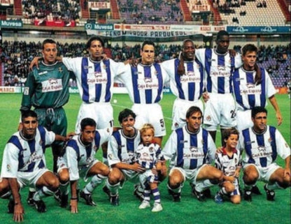 Beautiful Valladolid Shirt - Spain - Game Worn 1999/2001 Long Sleeves
